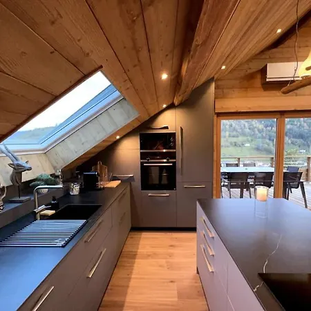 Splendide Style Classé 4 étoiles, Terrasse Face à La Montagne Appartement La Bresse