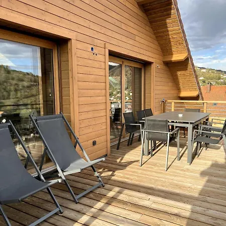 Splendide Style Classé 4 étoiles, Terrasse Face à La Montagne Appartement La Bresse