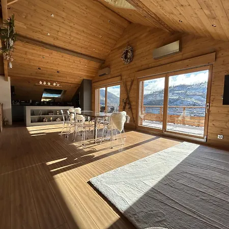 Splendide Style Classé 4 étoiles, Terrasse Face à La Montagne Appartement