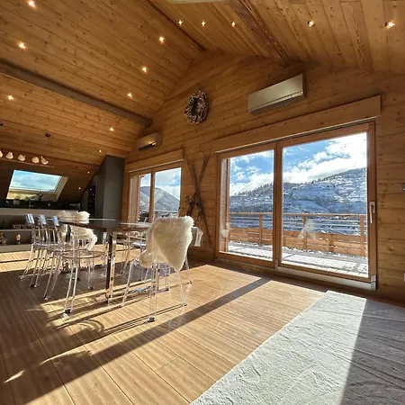 Splendide Style Classé 4 étoiles, Terrasse Face à La Montagne Appartement La Bresse