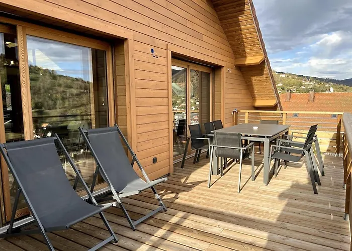 Splendide Style Classe 4 Etoiles, Terrasse Face A La Montagne Apartment La Bresse